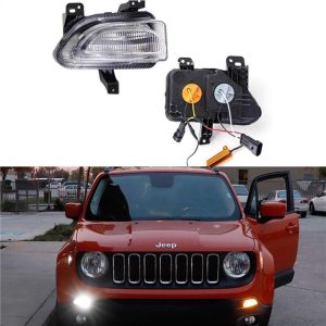 Aksesoris Mobil Morsun Led Daytime Running Lights Untuk Jeep Renegade 2015- 2018