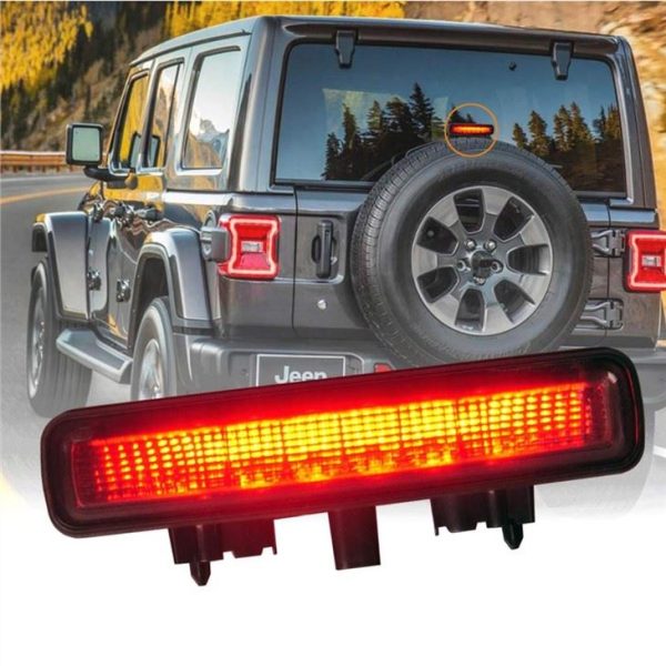 Morsun Tail Light Untuk Jeep Wrangler JL 2018 2019 Sahara Rubicon Lampu Rem Gunung Tinggi